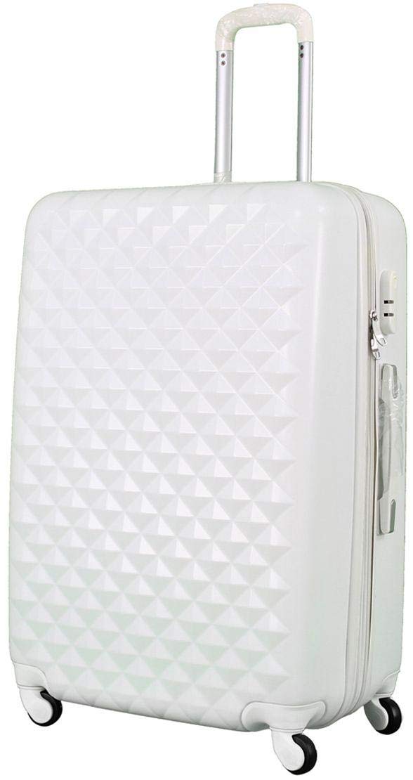 Morano Luggage Trolley 3PCS SET WITH BEAUTY CASE, WHITE